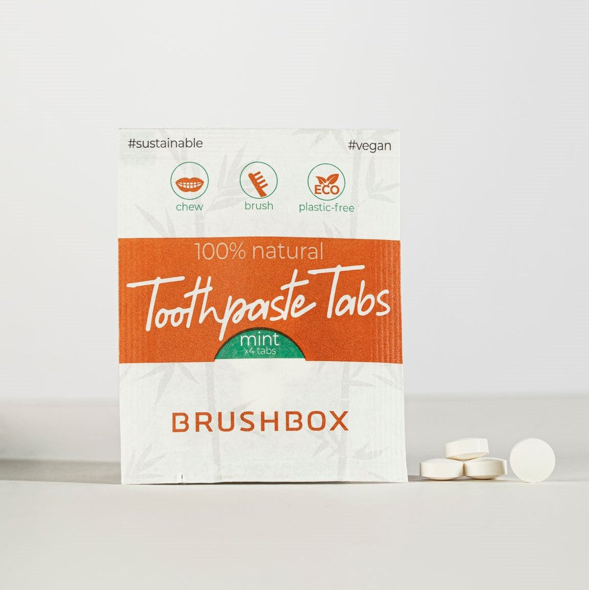 ZeroWaste Toothpaste Tablets Sample Pack Brushbox