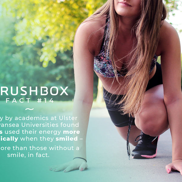 Want to run faster? Break into a smile…